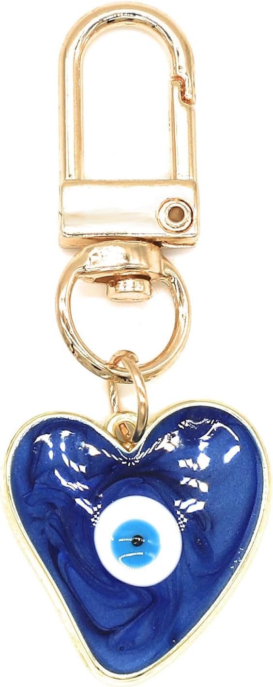 Car Accessories Evil Eye - Nazar Anahtarlıkları Kalp Şeklinde Anahtarlıklar Kadınlar