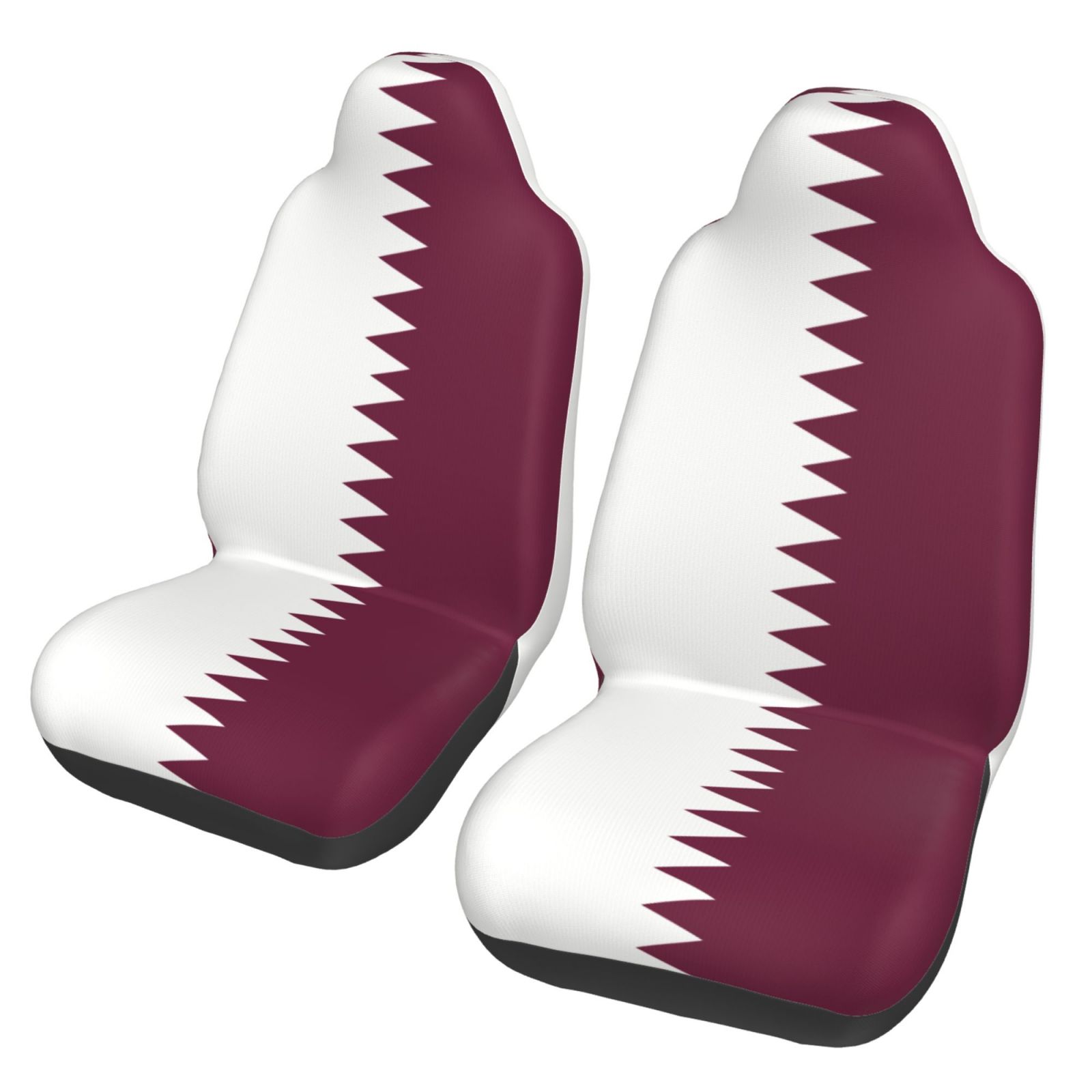 Qatar Car Accessories - Katar Bayrağı Baskılı Vatansever Temalı Araba