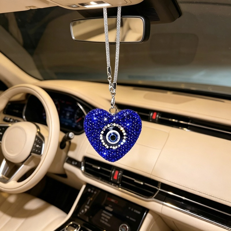 Car Accessories Evil Eye - Araba Kolye Yaratıcı Elmas Kakma Nazar