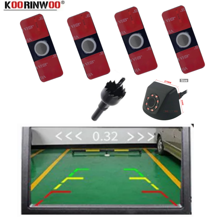 Car Accessories In India - Araba Sensör Kiti 16.5MM Parktronik Aksesuarları