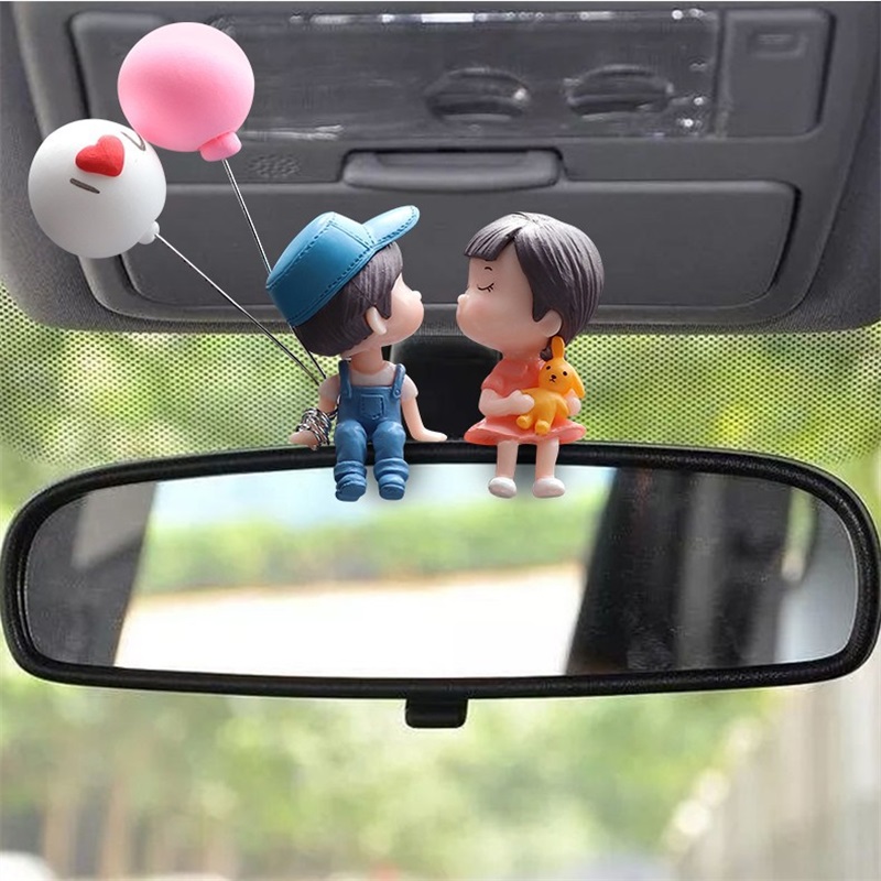 Car Accessories Evil Eye - Sevimli Karikatür Çiftler Araba Dekorasyon Aksesuarları