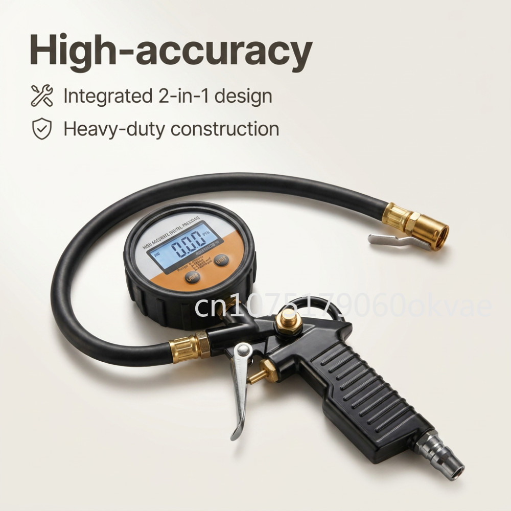Car Accessories Under 200 - Yüksek Hassasiyetli Dijital Lastik Basınç Göstergesi