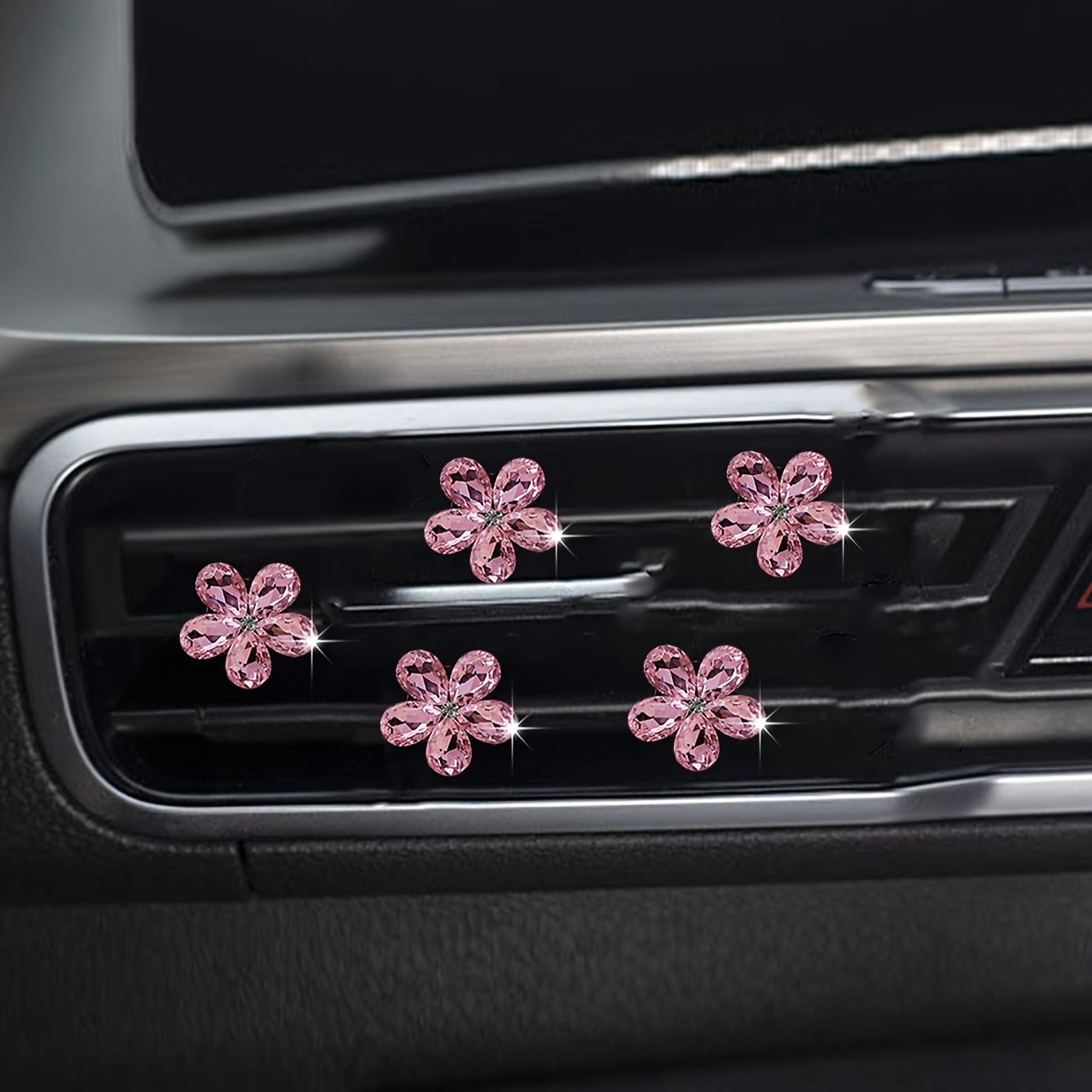 5 adet Bling Kristal Çiçek Ara - Car Accessories Evil Eye incelemesi ve fiyatı