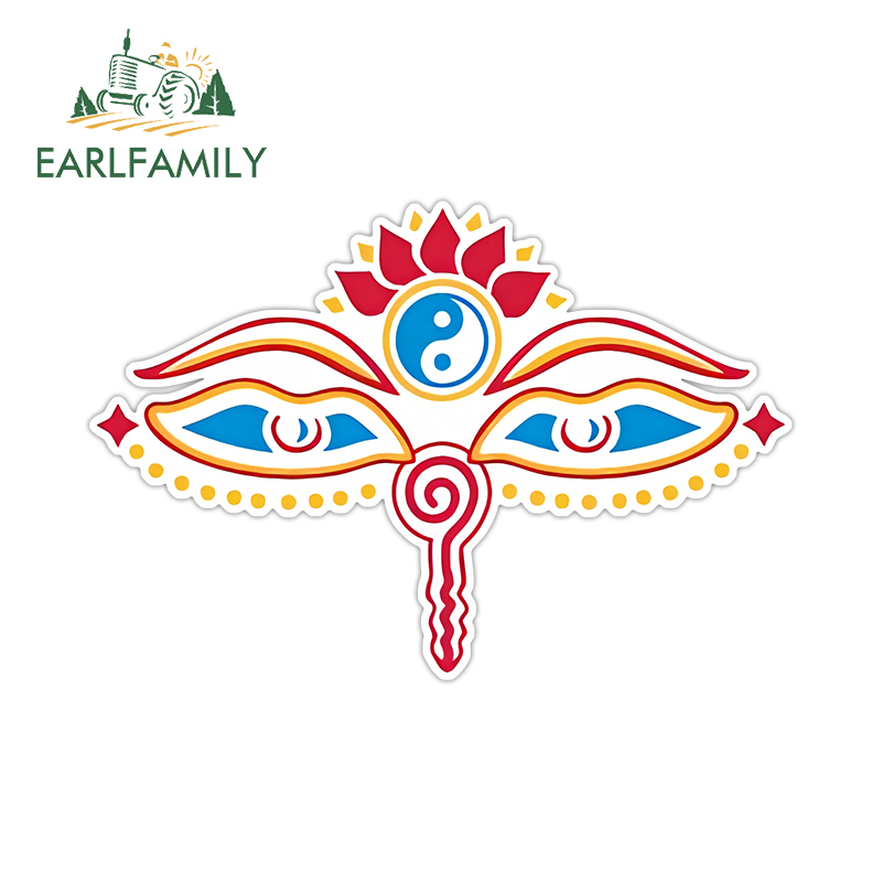 EARLFAMILY buda göz araba Stic - Car Accessories Evil Eye incelemesi ve fiyatı