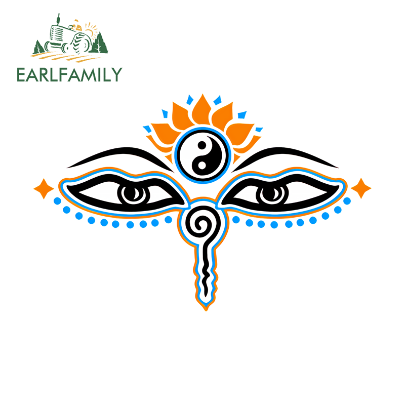 EARLFAMILY buda göz araba Stic - Car Accessories Evil Eye incelemesi ve fiyatı