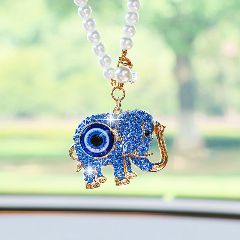 Yaratıcı Rhinestone Fil Araba  - Car Accessories Evil Eye incelemesi ve fiyatı