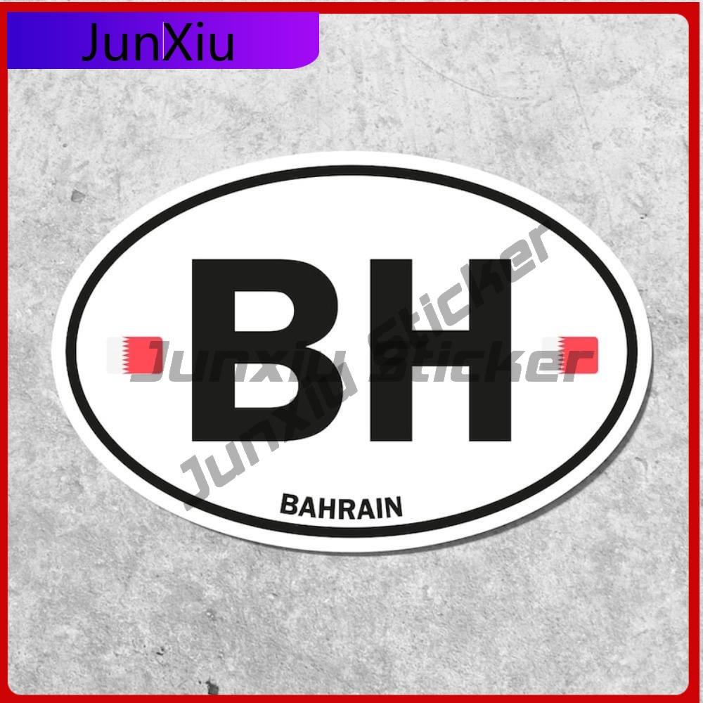 Bahreyn Bayrağı Etiket Oval şe - Car Accessories Bahrain incelemesi ve fiyatı
